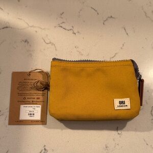 ORI London Mustard Small Zip Wallet